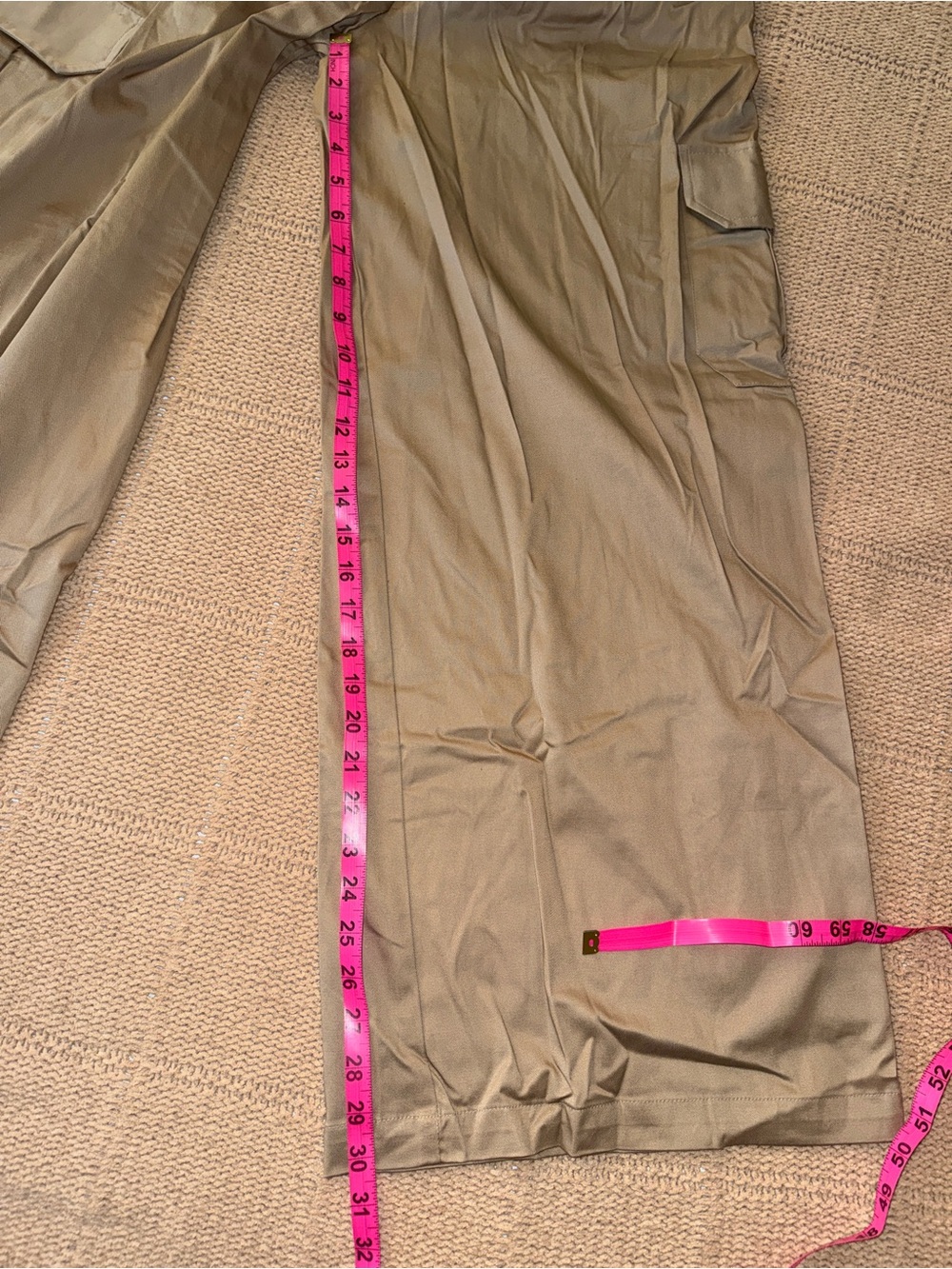 83. Anthropologie Du Paradis Pleated Wide-Leg Cargo Pants - Picture 7 of 16